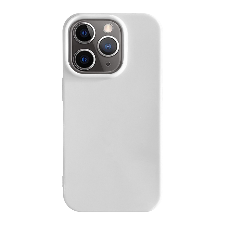 

For iPhone 11 Pro Max Shockproof Solid Color TPU Phone Case(White)