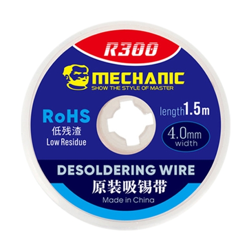 

MECHANIC R300 1.5M Suction Tin Wire, Width:4MM
