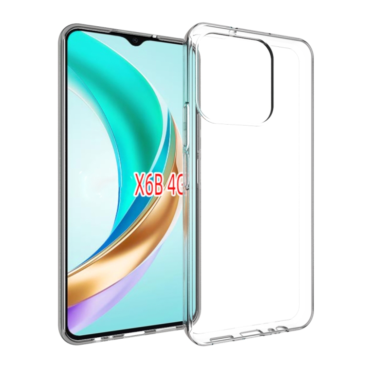 

For Honor X6b Waterproof Texture TPU Phone Case(Transparent)