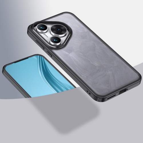 

For Huawei Pura 70 Pro / 70 Pro+ Armor Clear TPU Hard PC Phone Case(Matte Black)