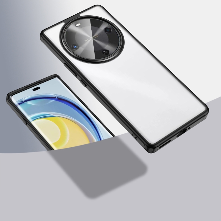 

For Huawei Maimang 30 Armor Clear TPU Hard PC Phone Case(Matte Black)