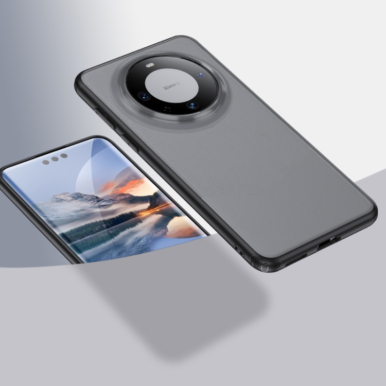 

For Huawei Mate 70 Pro Armor Clear TPU Hard PC Phone Case(Matte Black)