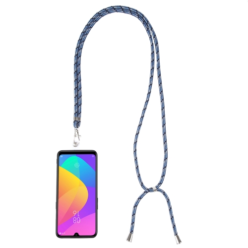 

Universal Mixed Color Mobile Phone Lanyard(Blue Black)