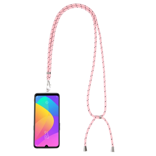 

Universal Mixed Color Mobile Phone Lanyard(Pink Black)