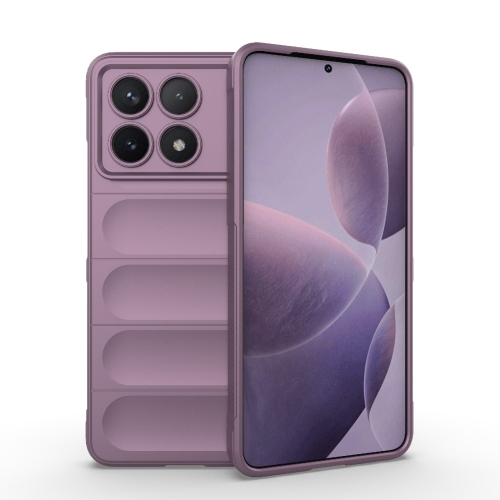 

For Xiaomi Redmi K70 / K70 Pro 5G Magic Shield TPU + Flannel Phone Case(Purple)