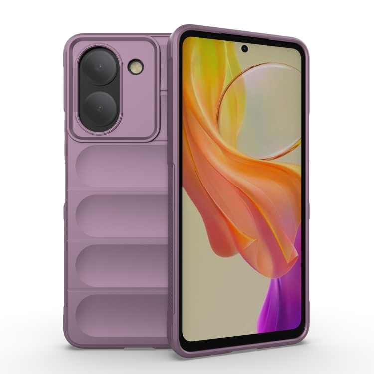 Cover Sfumata TPU Per VIVO Y36 4G – Custodia Morbida Silicone Rosa/Verde – Antiurto E Antigraffio