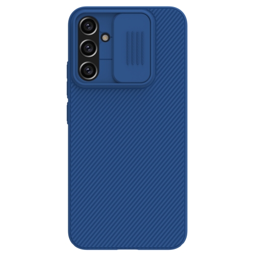 

For Samsung Galaxy A34 5G NILLKIN Black Mirror Series Camshield PC Phone Case(Blue)