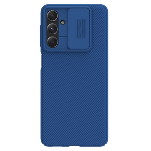 

For Samsung Galaxy M54 5G NILLKIN Black Mirror Series Camshield PC Phone Case(Blue)