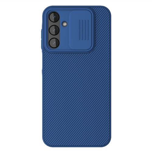 

For Samsung Galaxy A15 5G NILLKIN Black Mirror Series Camshield PC Phone Case(Blue)