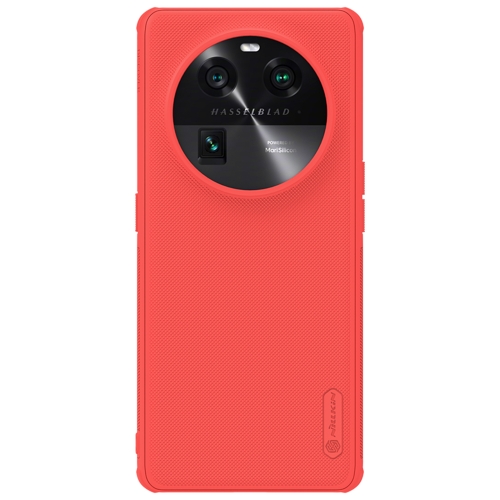 

For OPPO Find X6 NILLKIN Frosted Shield Pro PC + TPU Phone Case(Red)