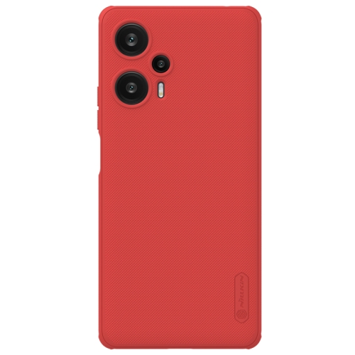 

For Xiaomi Redmi Note 12 Turbo / Poco F5 NILLKIN Frosted Shield Pro PC + TPU Phone Case(Red)