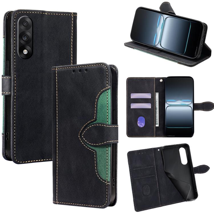 

For OnePlus Ace 5 Ultra / Nord 5 Skin Feel Magnetic Buckle Leather Phone Case(Black)