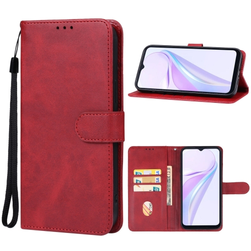 

For Blackview WAVE 6C Leather Phone Case(Red)