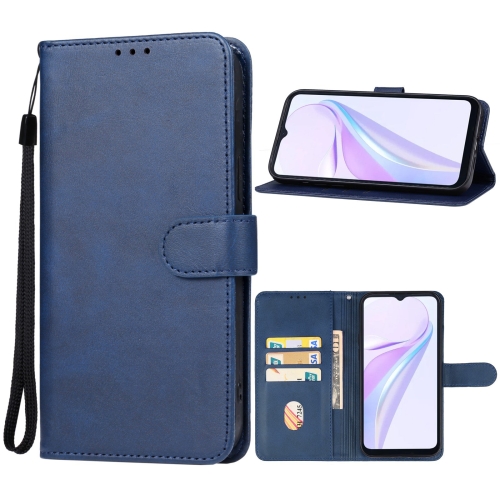 

For Blackview WAVE 6C Leather Phone Case(Blue)