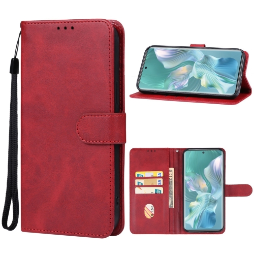 

For Honor 90 Leather Phone Case(Red)