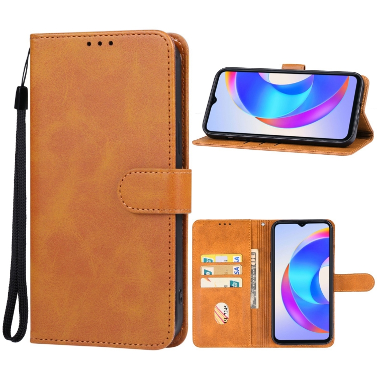

For Honor X6a Leather Phone Case(Brown)