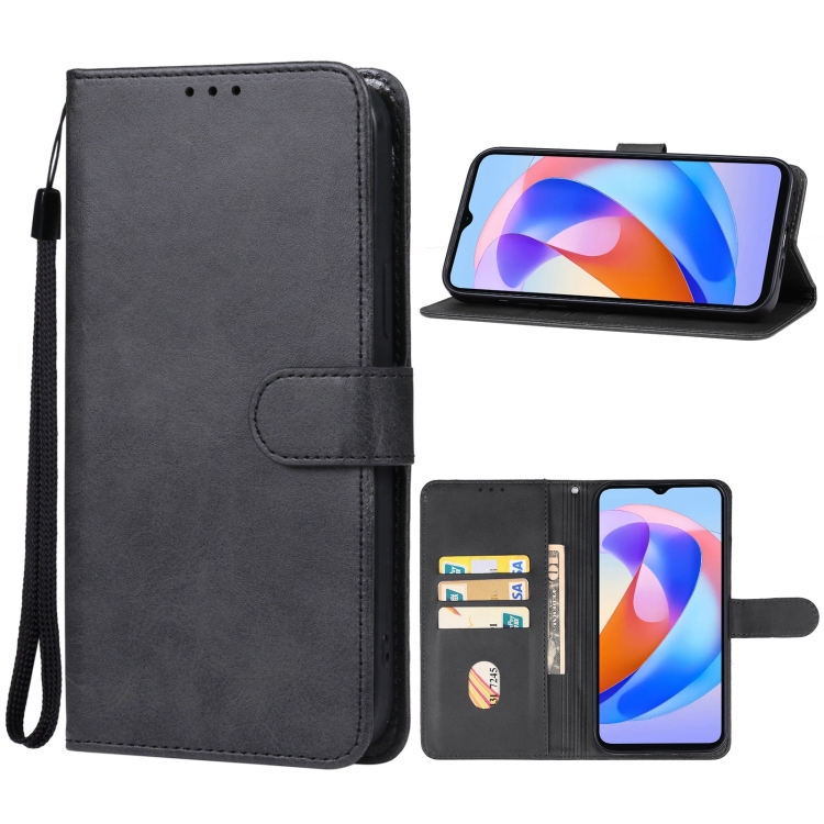 

For Honor Play 40C / Honor X5 Plus Leather Phone Case(Black)