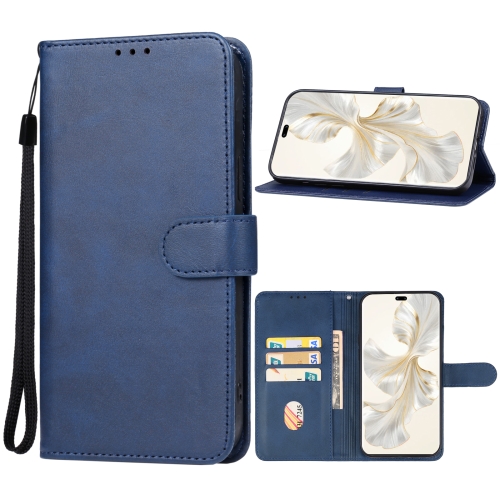 

For Honor 100 Pro Leather Phone Case(Blue)