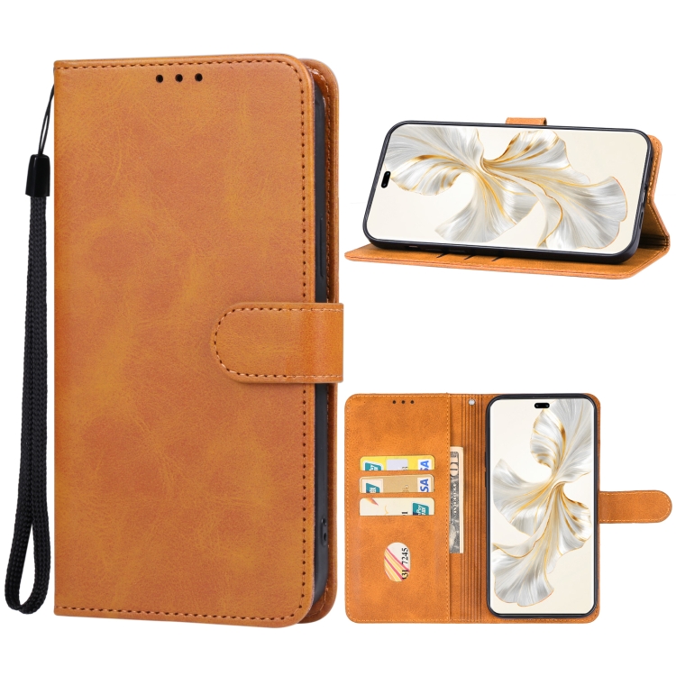 

For Honor 200 Pro Leather Phone Case(Brown)