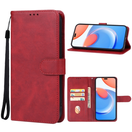 

For Honor Play8T Pro Leather Phone Case(Red)