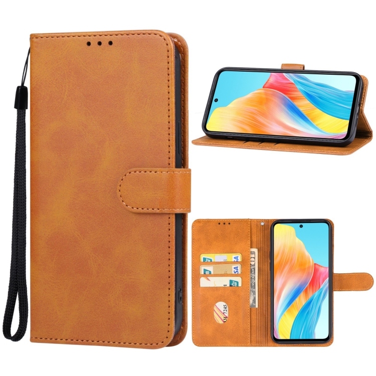 

For Huawei nova 11i Leather Phone Case(Brown)