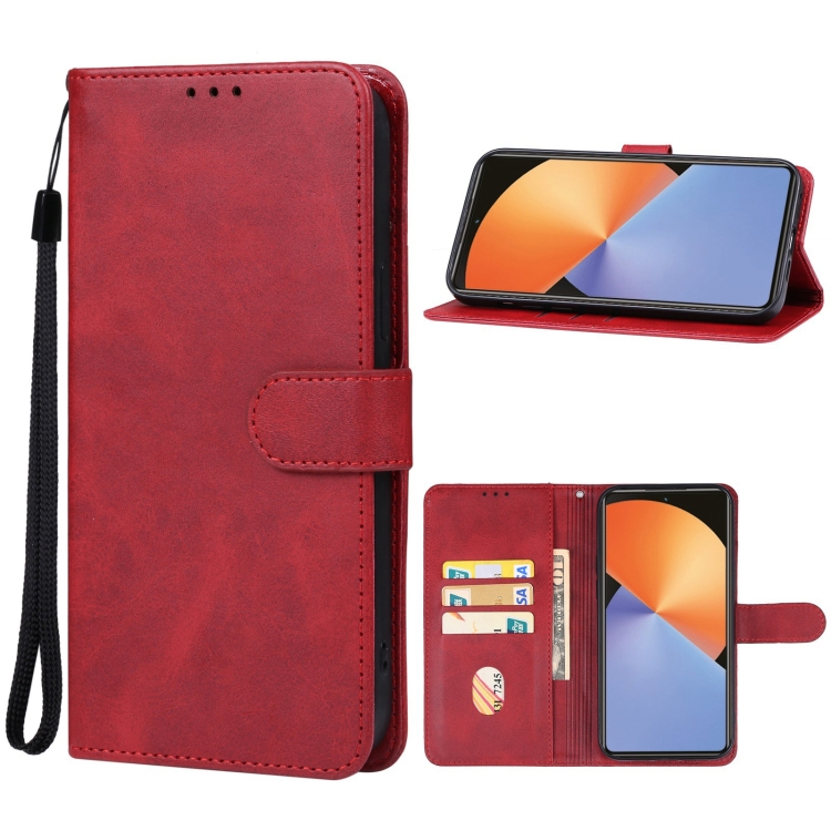 

For Infinix Note 30 Pro Leather Phone Case(Red)