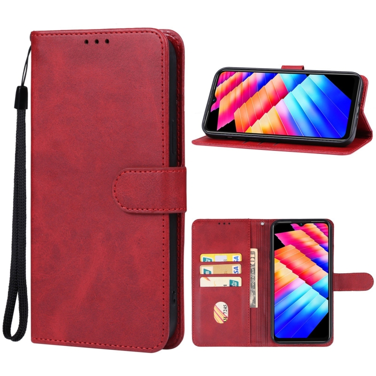 

For Infinix Note 30i Leather Phone Case(Red)
