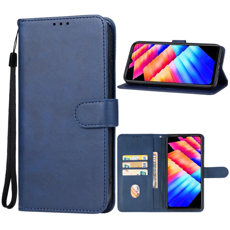 

For Infinix Note 30i Leather Phone Case(Blue)