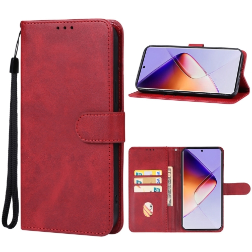 

For Infinix Note 40 5G Leather Phone Case(Red)