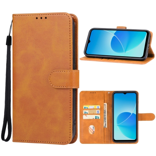 

For UMIDIGI G5 Mecha Leather Phone Case(Brown)