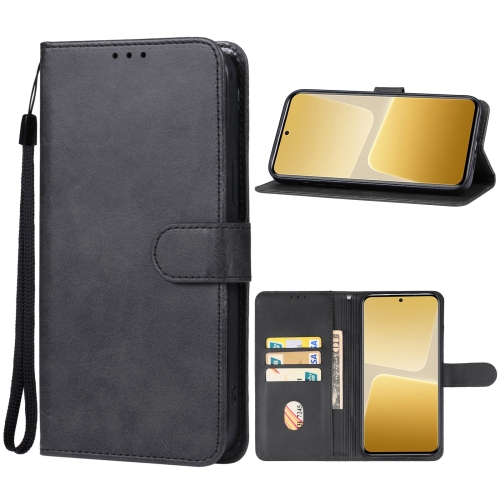 

For Xiaomi 13T Leather Phone Case(Black)