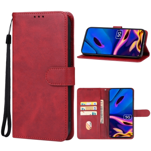 

For Xiaomi Poco M6 Pro 4G Leather Phone Case(Red)