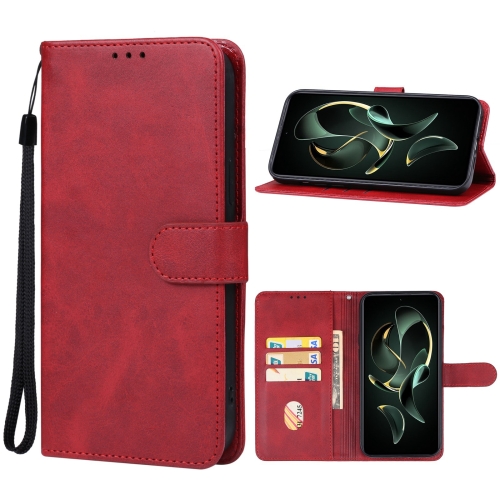 

For Xiaomi Redmi K60 Ultra Leather Phone Case(Red)