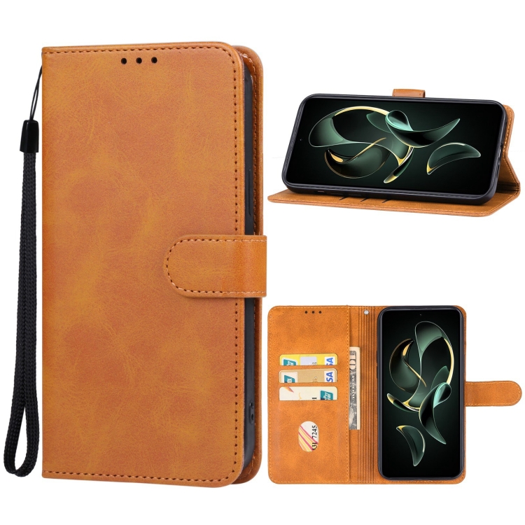 

For Xiaomi Redmi K60 Ultra Leather Phone Case(Brown)