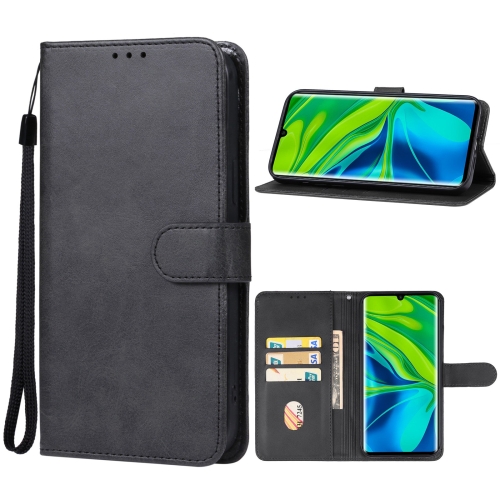 

For Xiaomi Mi Note 10 Pro Leather Phone Case(Black)