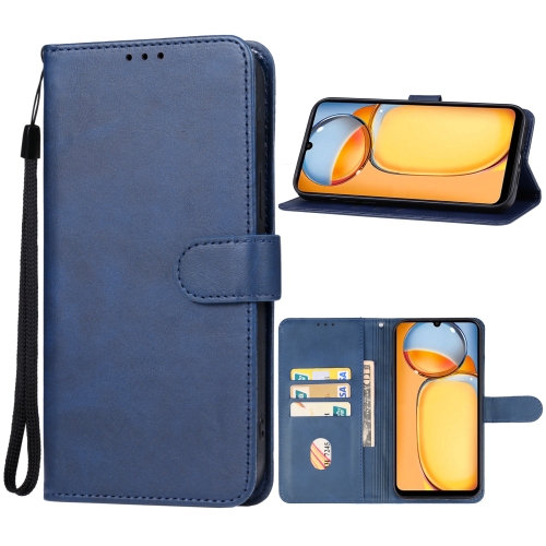 

For Xiaomi Redmi 13C/Poco C65 Leather Phone Case(Blue)