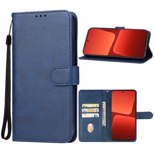 

For Xiaomi 14 Leather Phone Case(Blue)