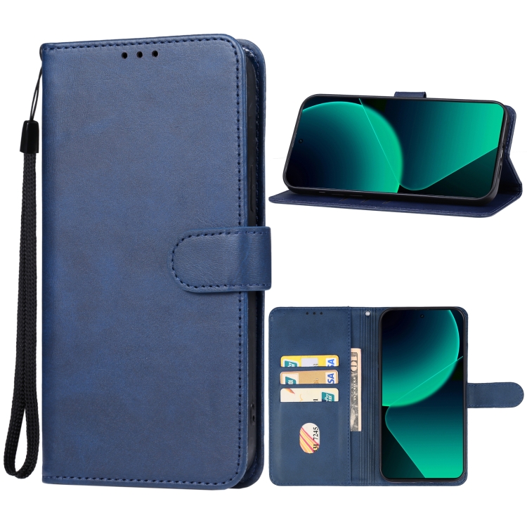 

For Xiaomi 14 Pro Leather Phone Case(Blue)