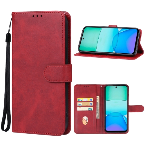 For Xiaomi Redmi 13 4G Leather Phone Case(Red)