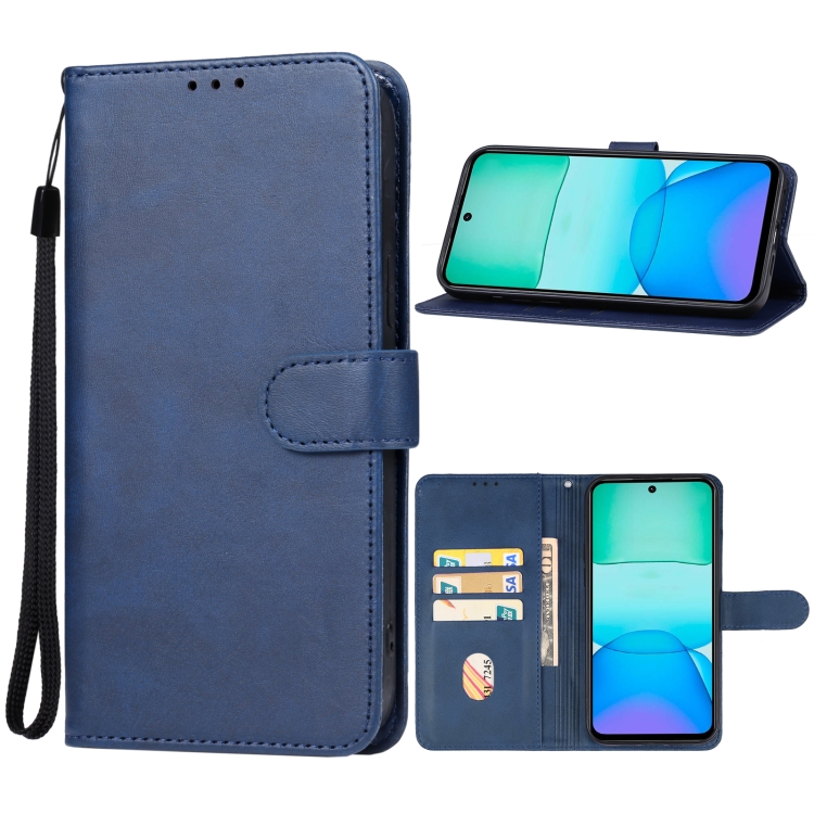 

For Xiaomi Redmi 13 4G Leather Phone Case(Blue)