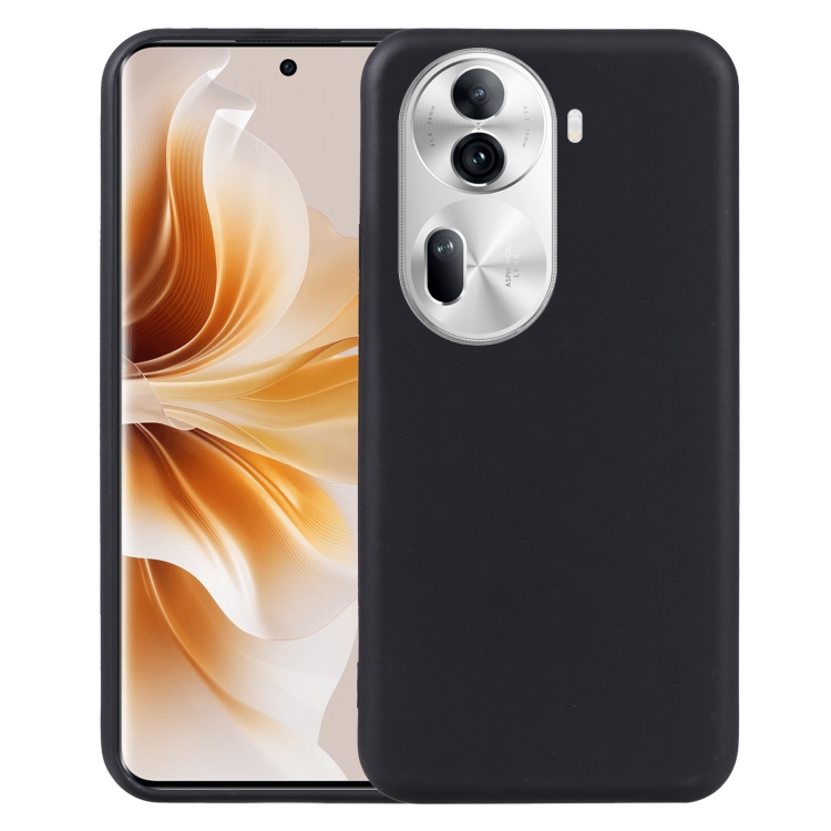 

For OPPO Reno11 PJH110 TPU Phone Case(Black)
