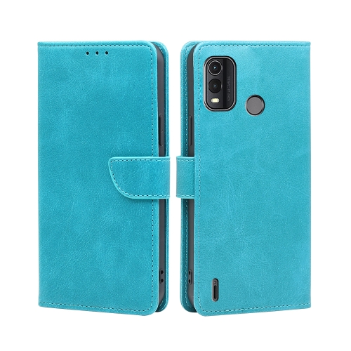 

For Nokia G11 Plus Calf Texture Buckle Flip Leather Phone Case(Blue)