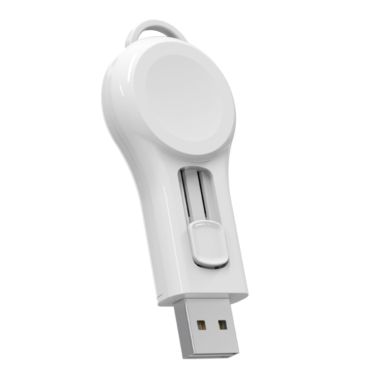 

USB Portable Wireless Magnetic Suction Charger(White)