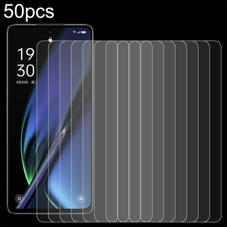 

For OPPO K11x 50pcs 0.26mm 9H 2.5D Tempered Glass Film