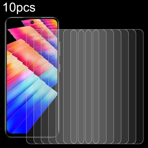 

For Infinix Hot 30 Play NFC 10pcs 0.26mm 9H 2.5D Tempered Glass Film