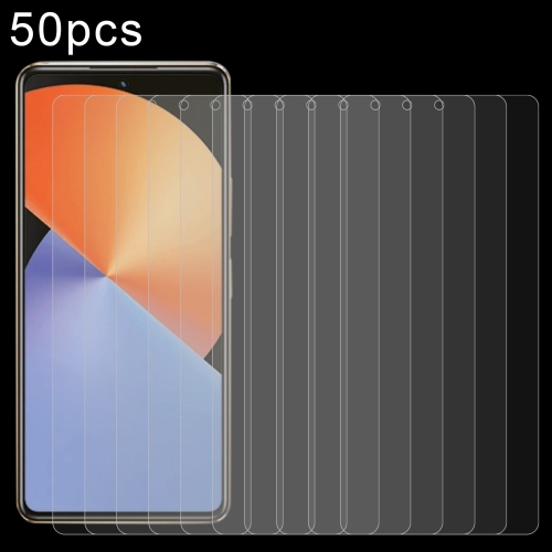 

For Infinix Note 30 Pro 50pcs 0.26mm 9H 2.5D Tempered Glass Film