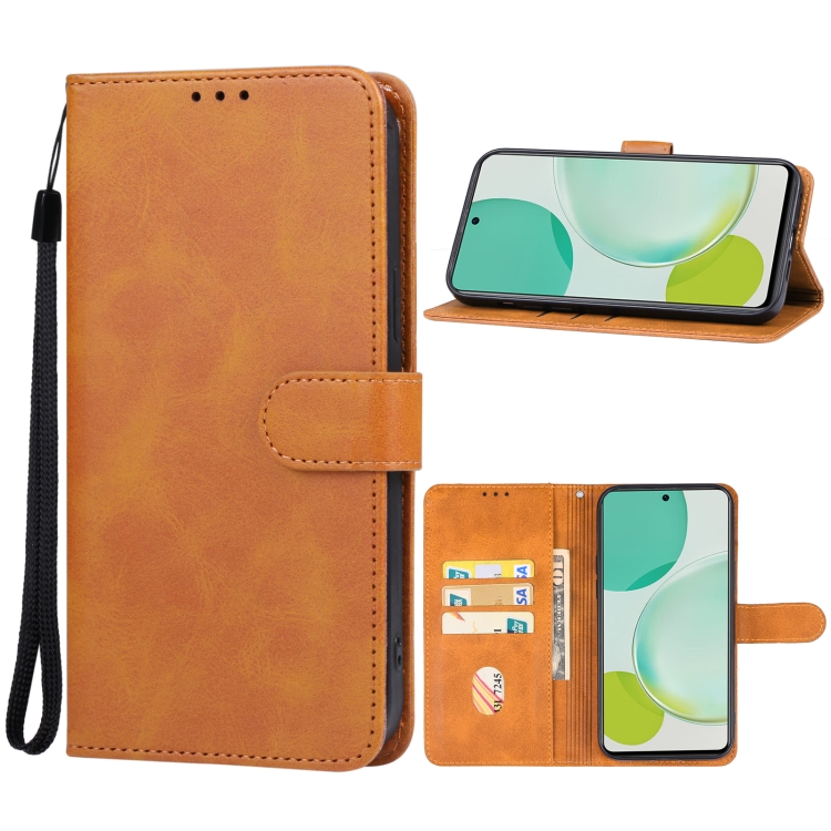 

For Huawei Enjoy 60 Pro Leather Phone Case(Brown)