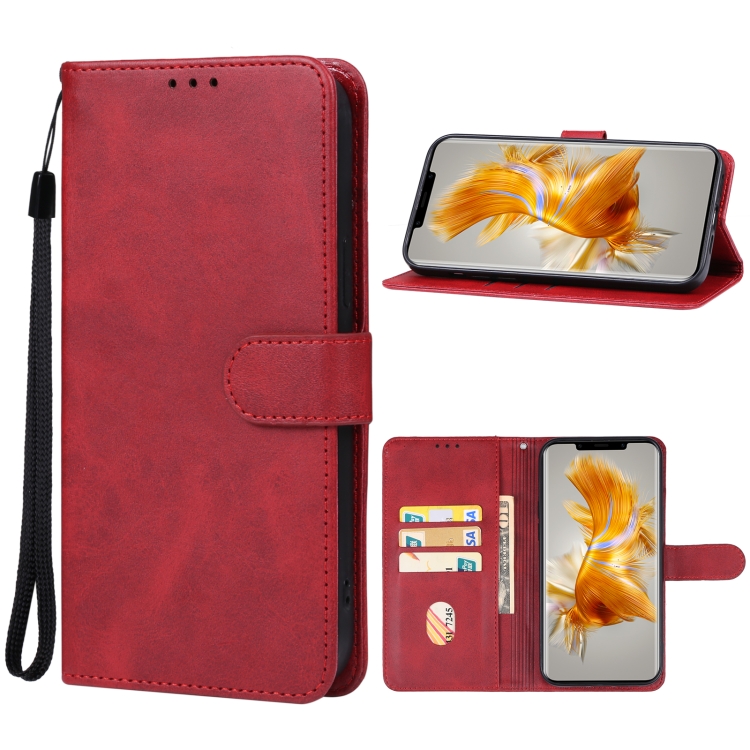 

For Huawei Mate 60 Leather Phone Case(Red)