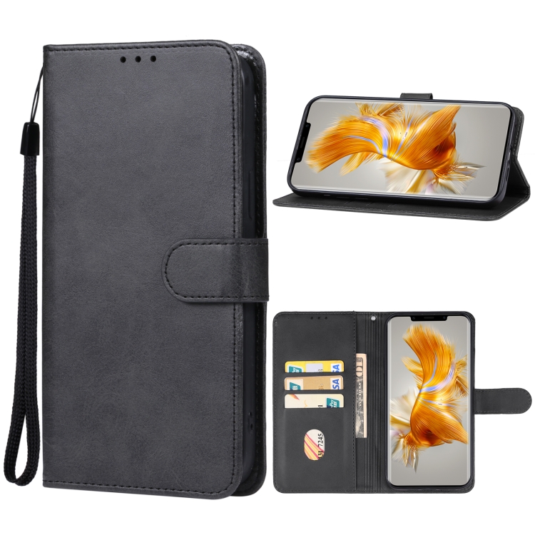 

For Huawei Mate 60 Pro/Mate 60 Pro+ Leather Phone Case(Black)