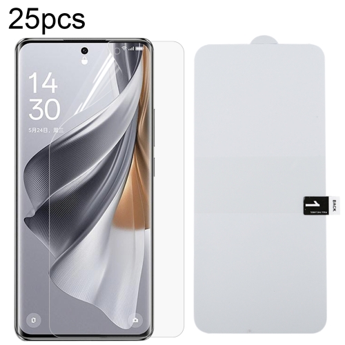 

For OPPO Reno10 25pcs Full Screen Protector Explosion-proof Hydrogel Film